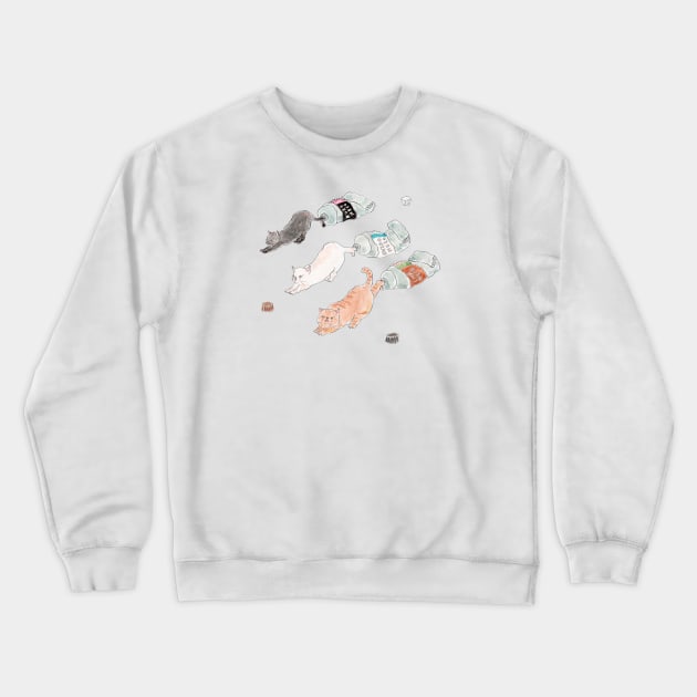 Enogu Nyanco Crewneck Sweatshirt by TOCOROCOMUGI